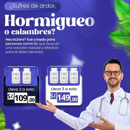 Neurazenx - Tu mayor aliado para aliviar los nervios [ORIGINAL]⭐ | ENVÍO GRATIS